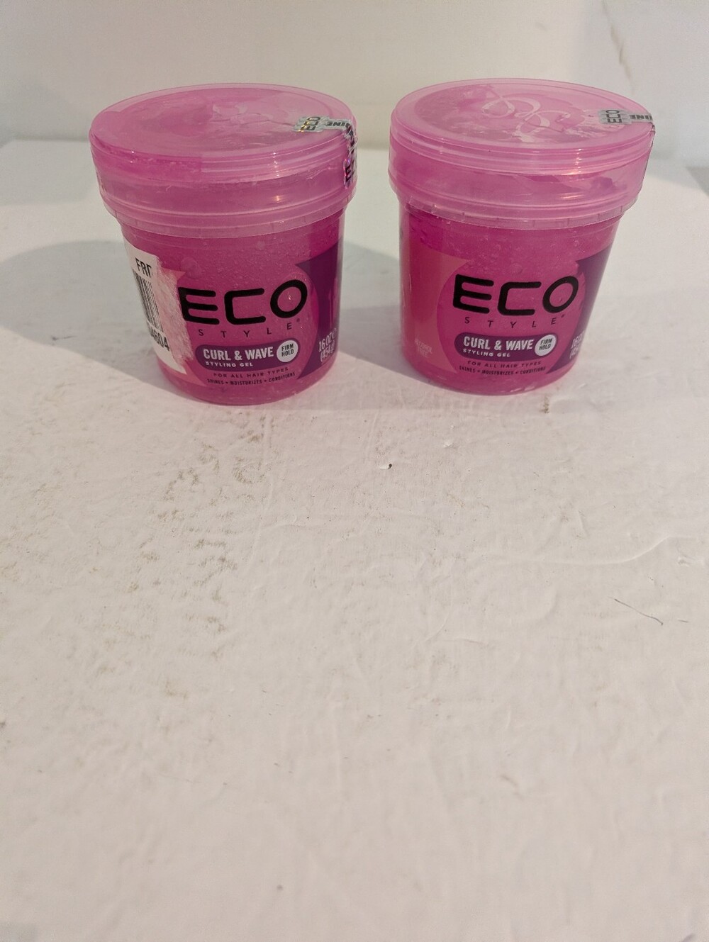 Eco Curl And Wave Styling Gel Pink Lot Of 2
